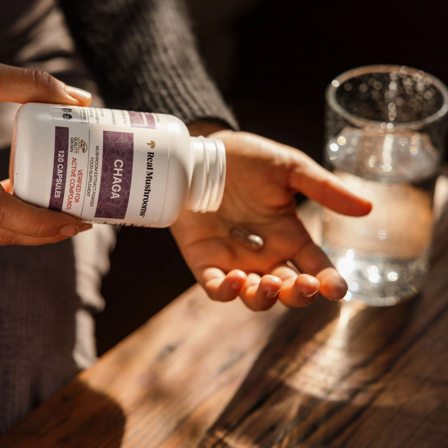 Organic Chaga Extract Capsules